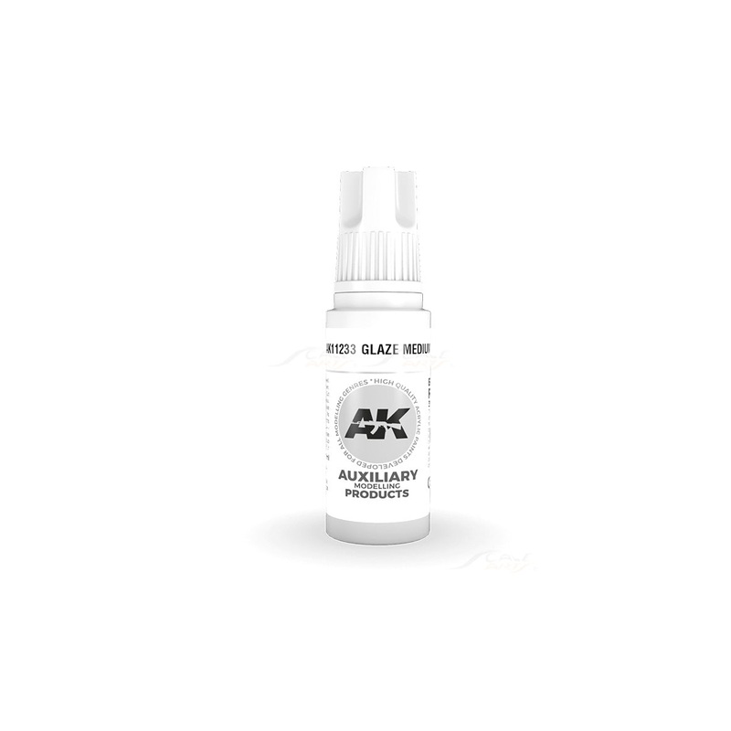 Glaze Medium 17ml AK Interactive acrylic color AK11233