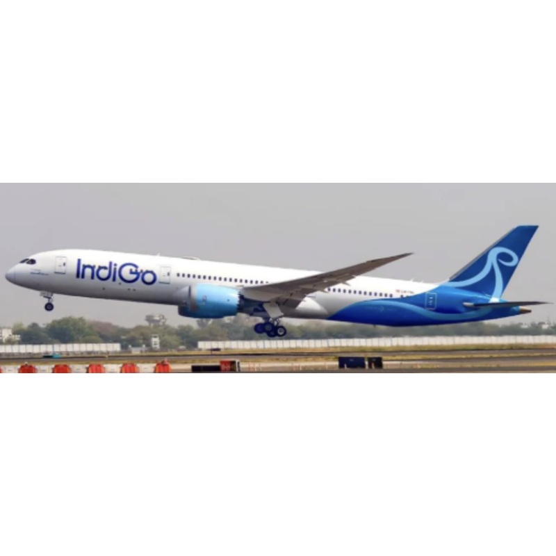 XX40723A | JC Wings 1:400 | Boeing 787-9 Dreamliner IndiGo Reg: LN-FNC Flaps Down | is due: July 2025