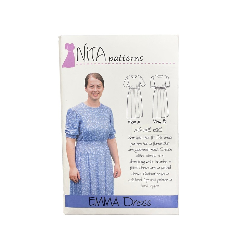 Emma Dress Pattern with Puff Sleeve 2-6