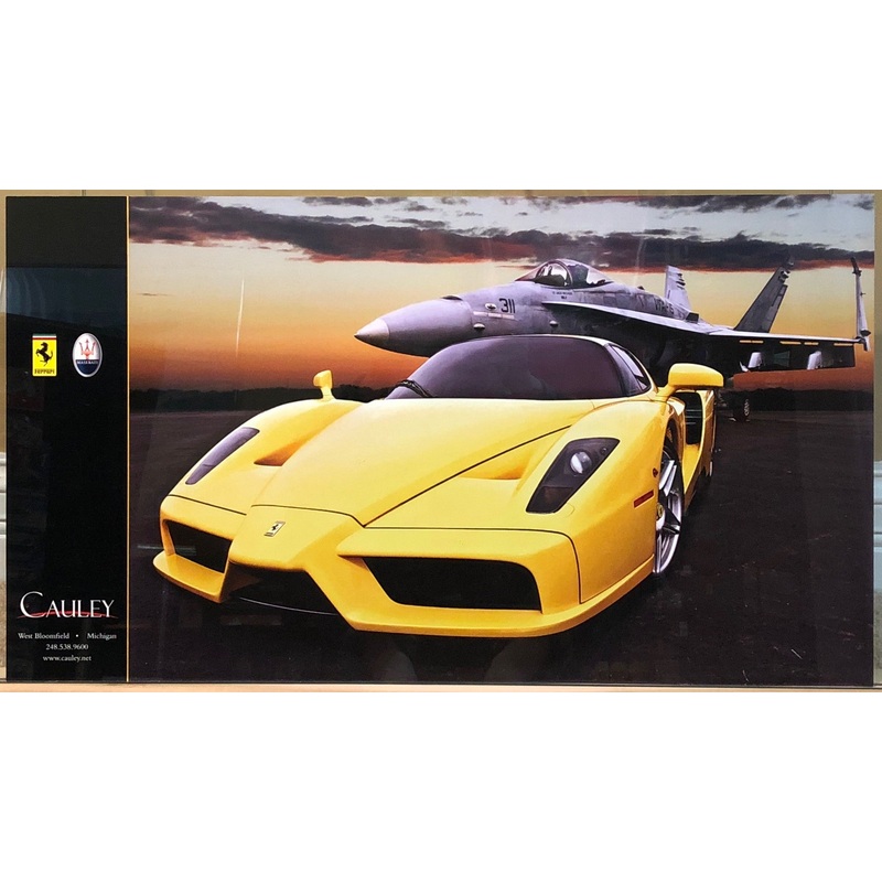 Ferrari Enzo & F-15 Jet Fighter by Cauley Ferrari of Detroit