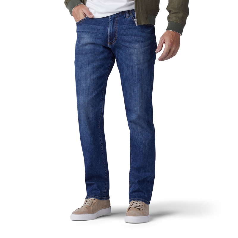 Men’s Extreme Motion Straight Fit Tapered Leg Jeans 201 Maverick 30×30
