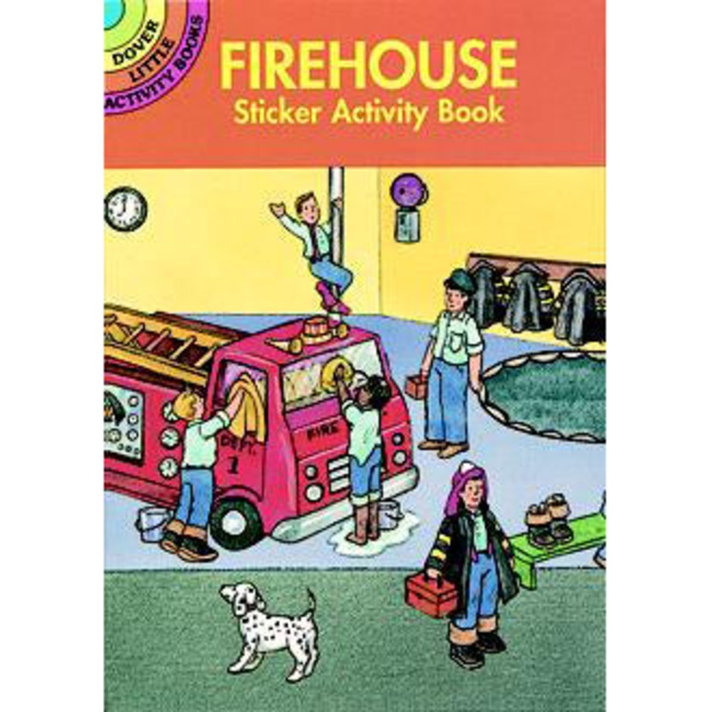 Firehouse Sticker Activity Book 0486298469