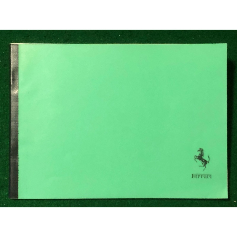 Ferrari 250 Granturismo Owner’s Handbook (MP)