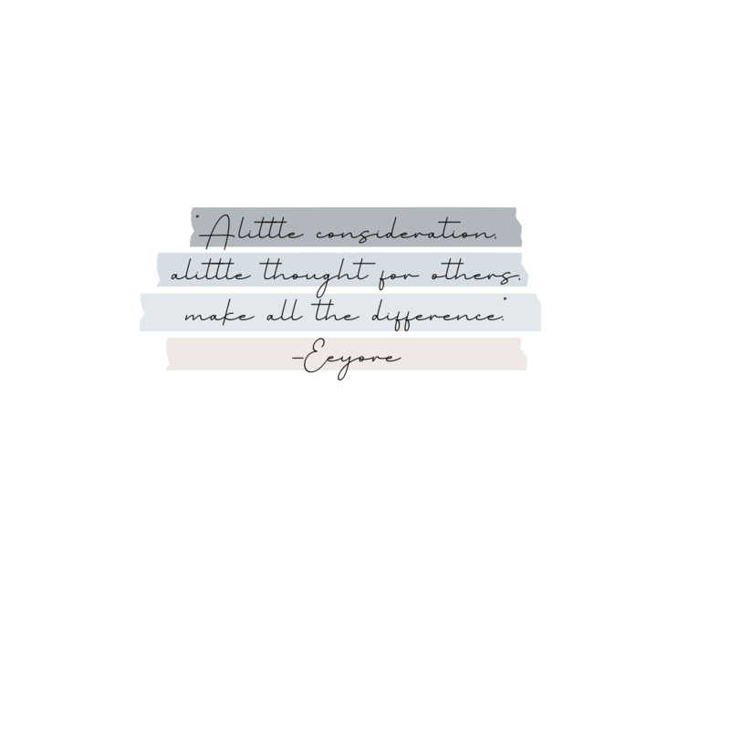 A Little Consideration Sticker S023