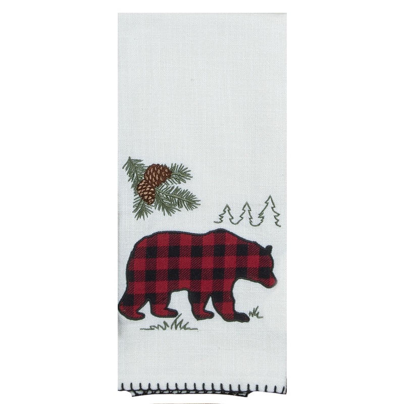Woodland Bear Tea Towel R4216
