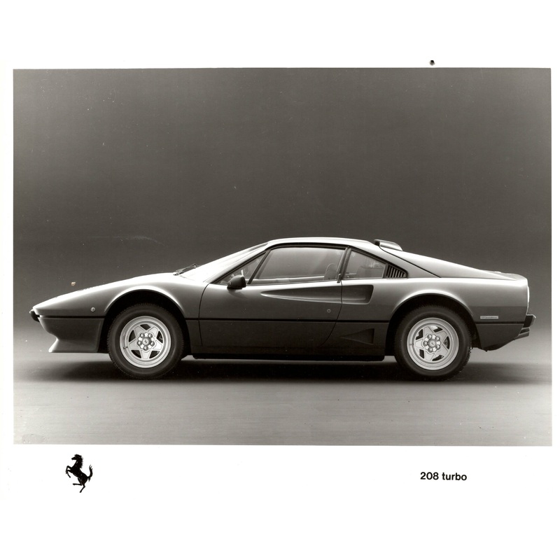 Ferrari 208 GTB Turbo Press Photo