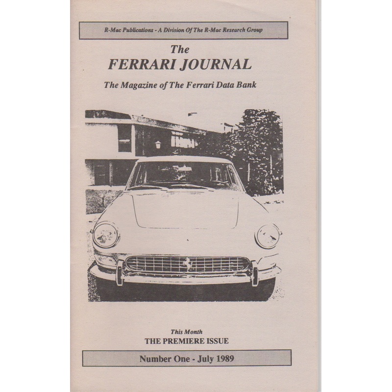 The Ferrari Journal by R-Mac N.  1 – Shows wear