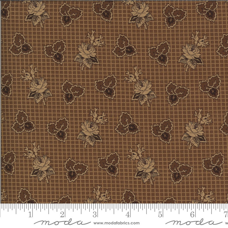 Yesterday Fabric 38100 Medium Brown