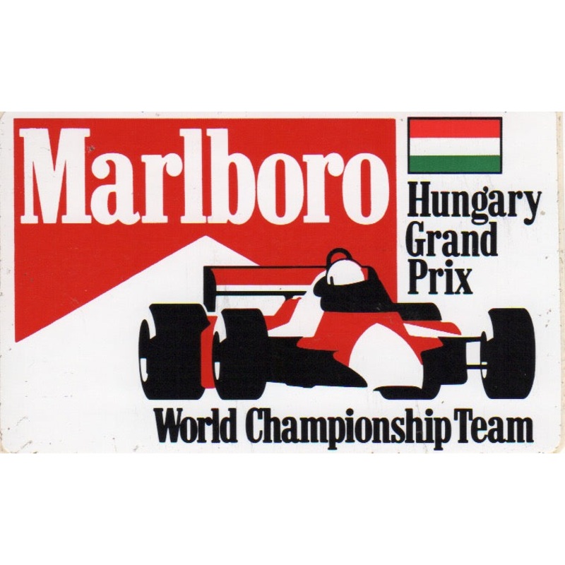 Marlboro World Championship Team Hungary GP Sticker