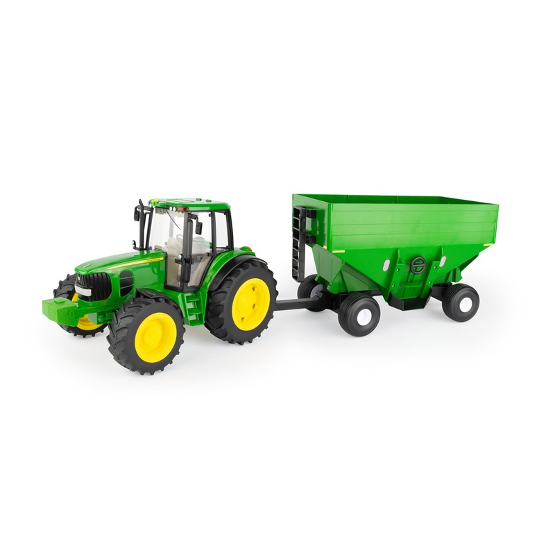 1:16 John Deere 7430 Toy Tractor with Gravity Wagon 47245