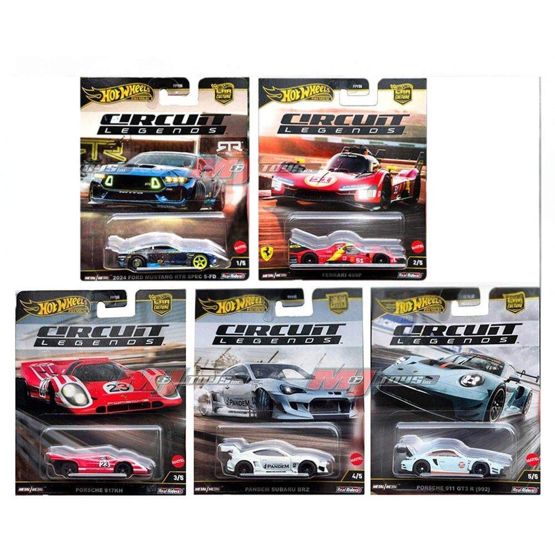 ***LIMIT 1*** Hot Wheels 1:64 Premium Car Culture 2025 Circuit Legends **SEALED CASE**READ DESCRIPTION**