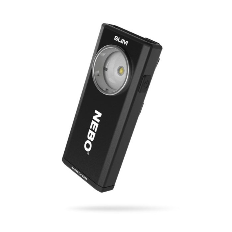 Slim LED Pocket Flashlight NEB-POC-0001 Black