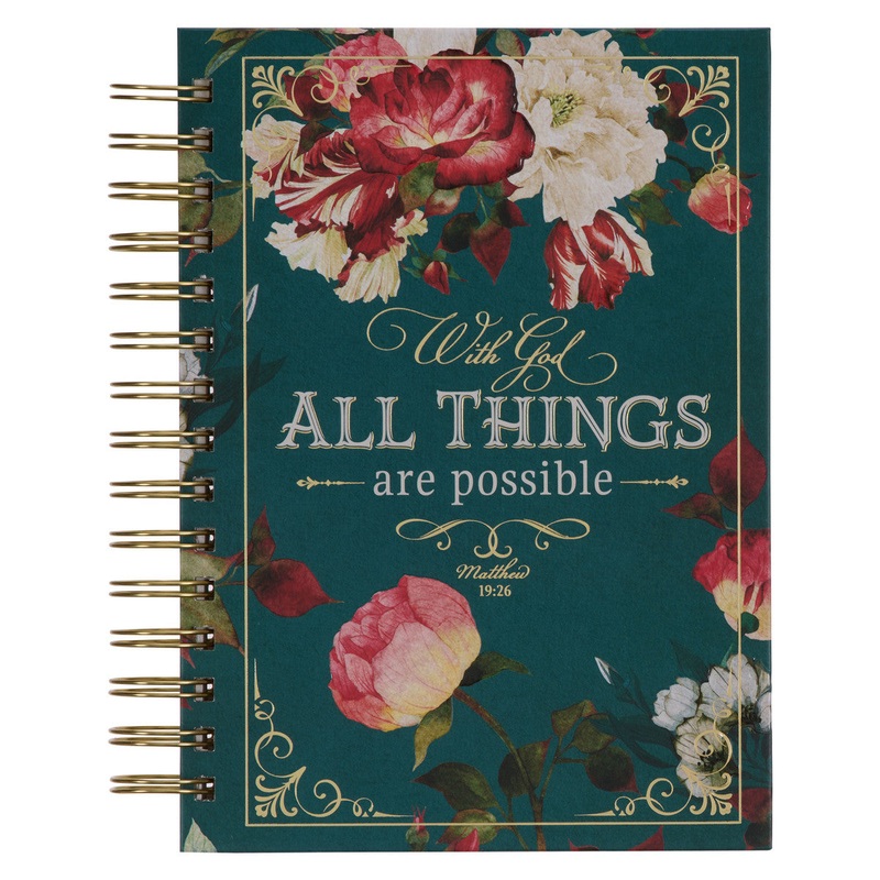 All Things Are Possible Wirebound Journal JLW155