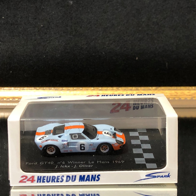 Ford GT40 1969 Le Mans Winner N 6 J Ickx – J Oliver by Spark 1:87 (87LM69)