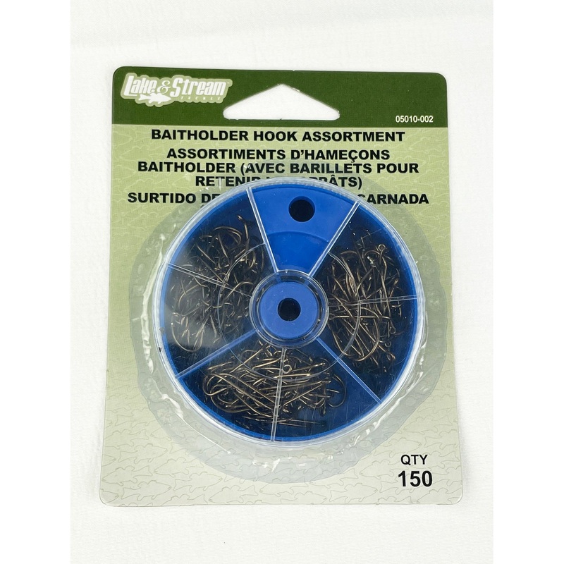 150 PC Baitholder Hook Assortment 05010-002