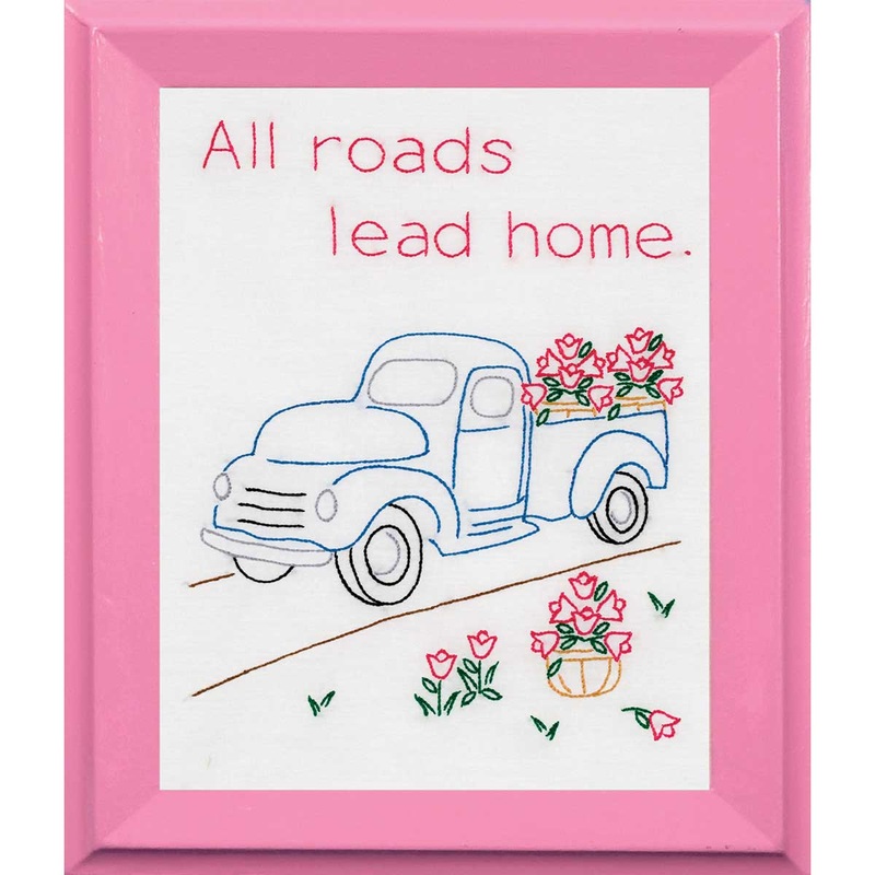 All Roads Lead Home Sampler Embroidery Design 181-729