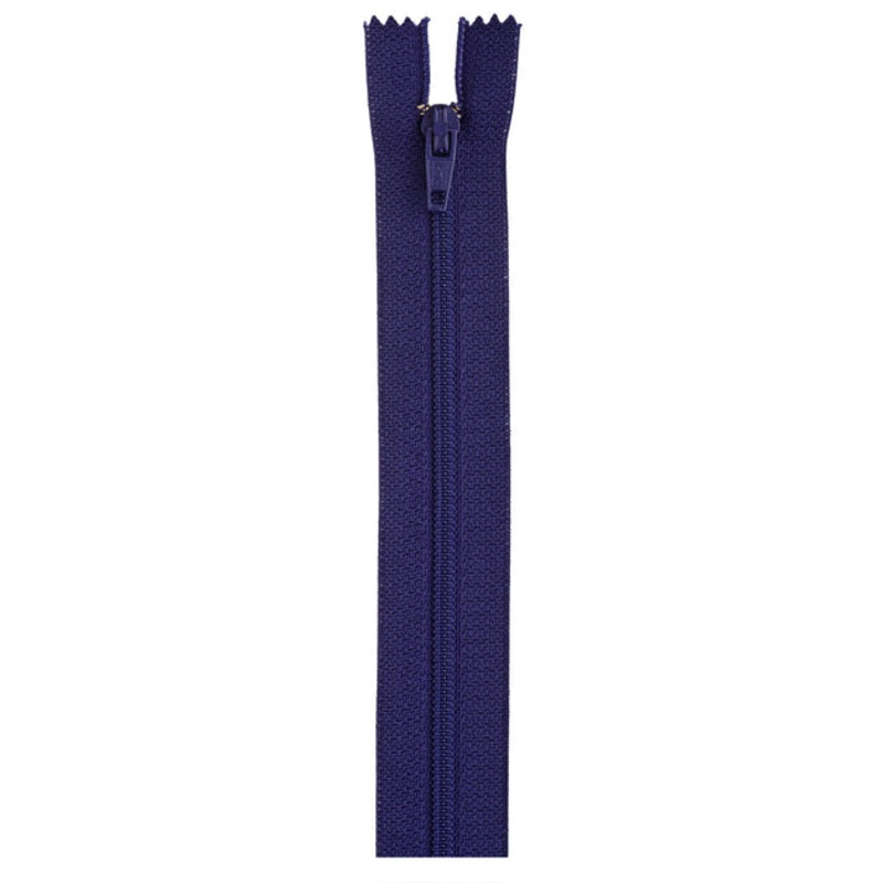 16-inch Polyester Zipper F72-16 Deep Purple