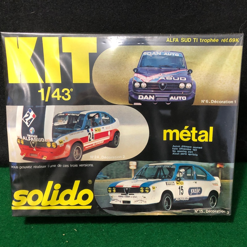 Alfa Sud TI Trophee by Solido 1:43 Kit 3 Livery Options (69k)
