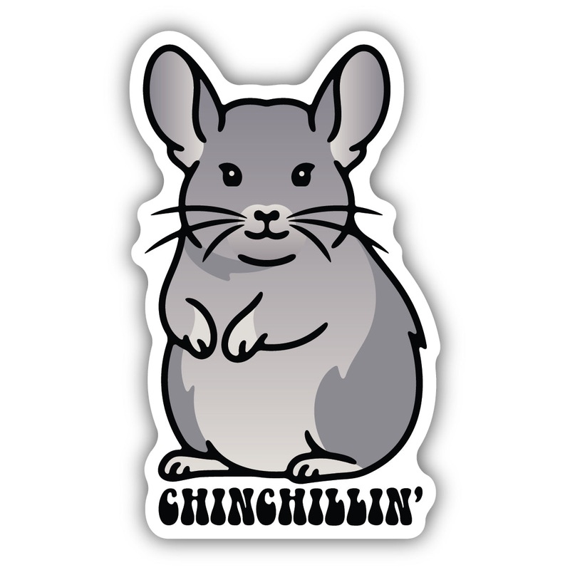 Chinchillin’ Sticker 3072-LSTK