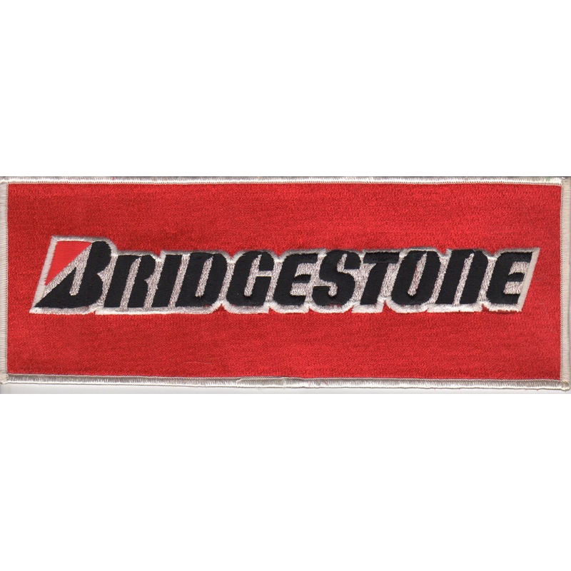 Bridgestone Sew-on Patch (Red-Large)