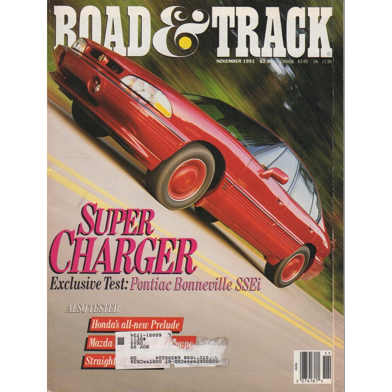 Road & Track Magazine 1991/11