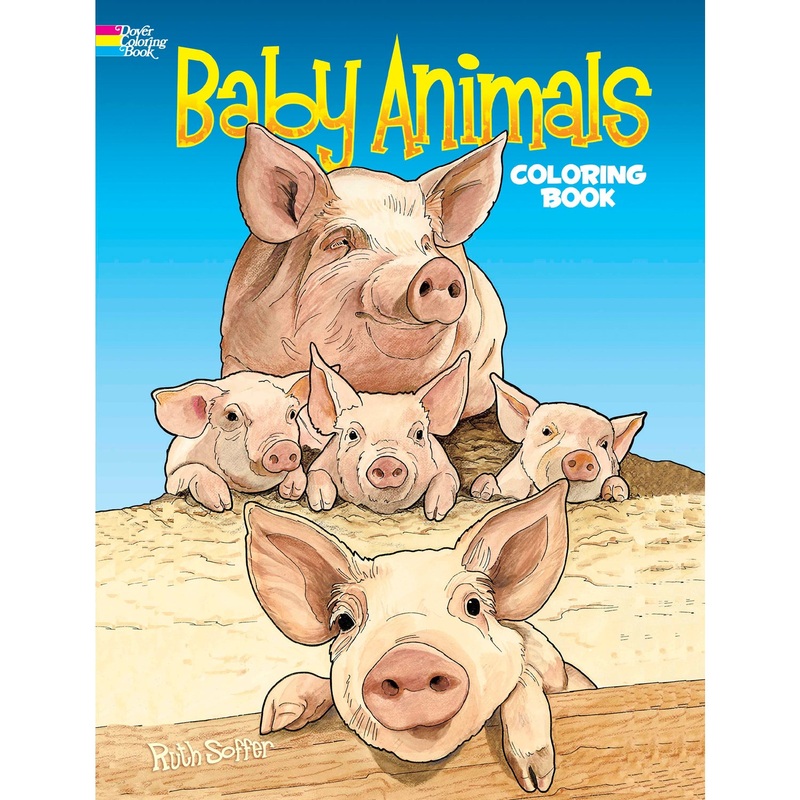 Baby Animals Coloring Book 9780486433318