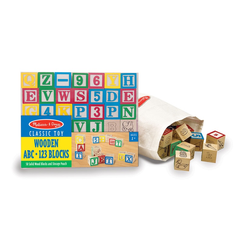 Wooden ABC Blocks 1900