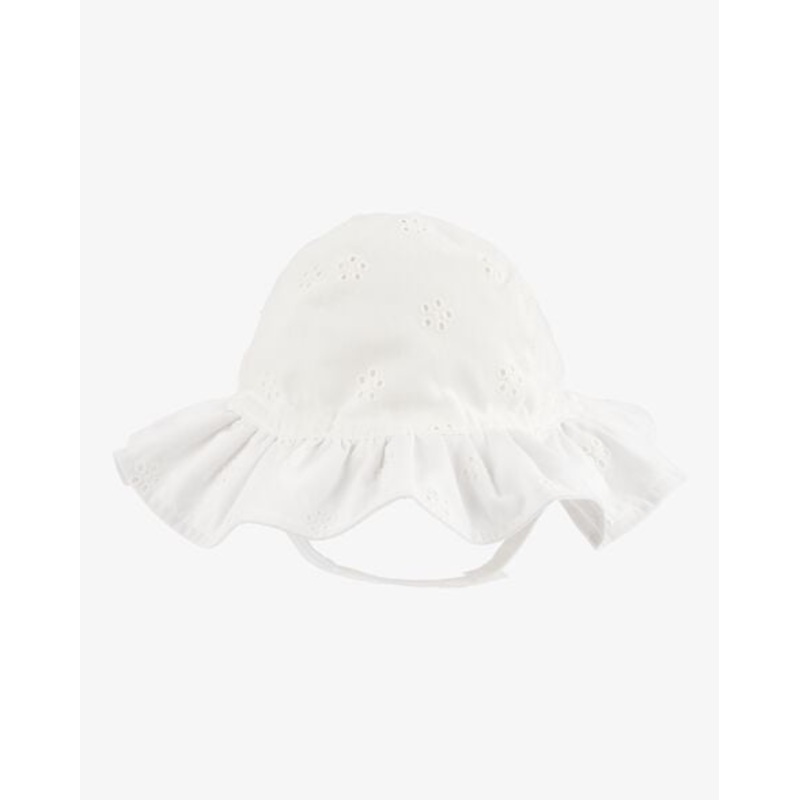 Baby Eyelet Sun Hat – Cream 1S518710-153 NB