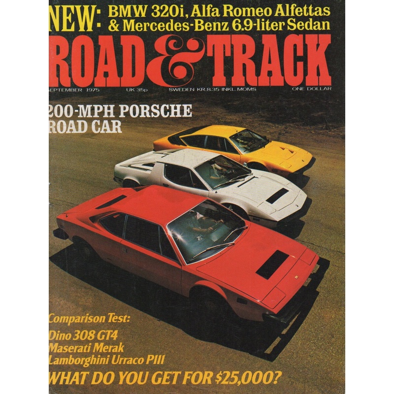 Road & Track Magazine 1975/09