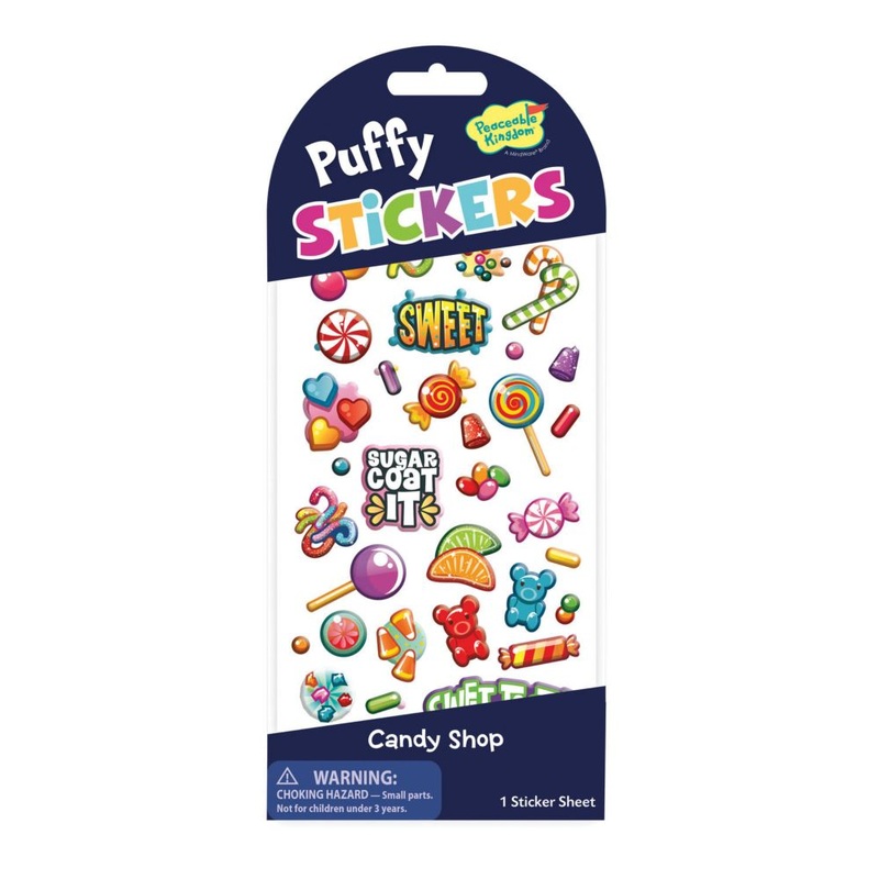 Candy Shop Puffy Stickers STK245
