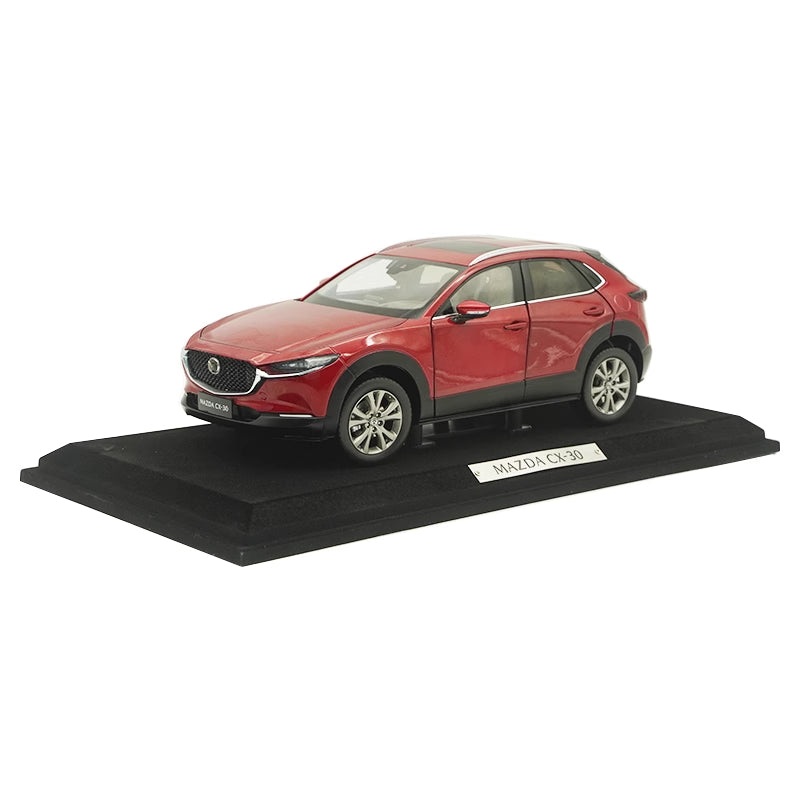 1:18 Authentic MAZDA CX-30 Crystal Red Die-Cast SUV Model – Ultra-Realistic Collectible, Opening Doors & Functional Features (Factory Brand, Gift-Ready)