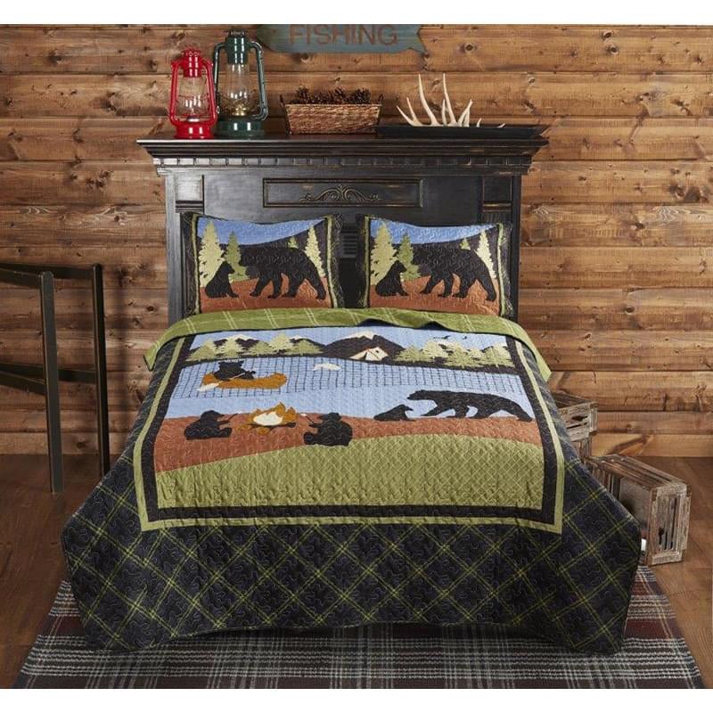 Bear Lake Quilt Set DQ10078 Twin