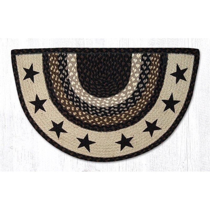 Black Star Braided Slice Rug SCP-313