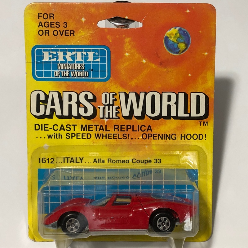 Alfa Romeo Coupe 33 Red by Ertl 1:64 (1701)