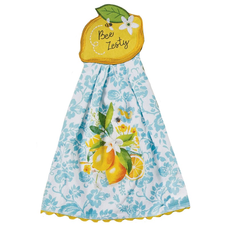 Bee Zesty Hang Up Kitchen Towel R8128