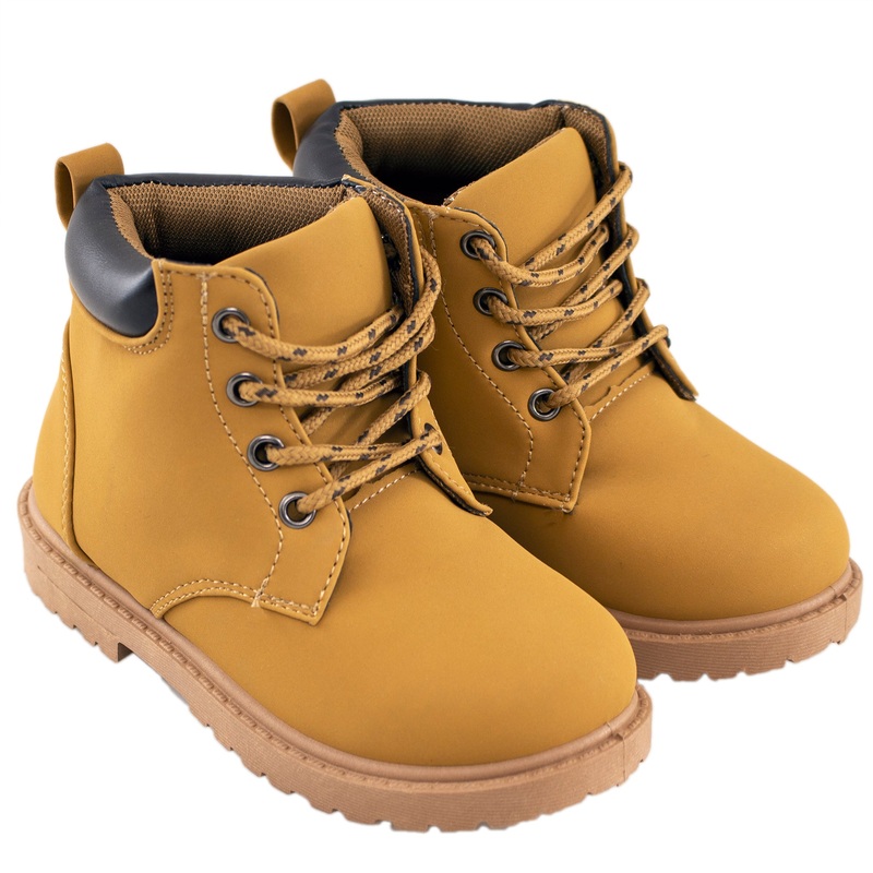 Boys’ Lace-Up Work Boots 84269 Tan Toddler’s 6