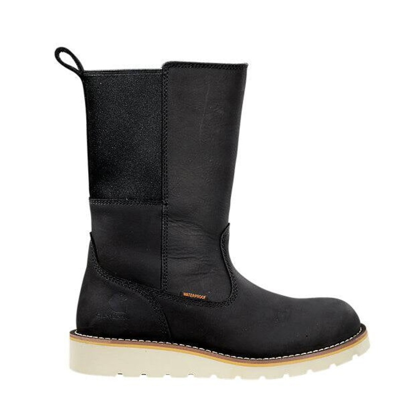Women’s Waterproof 10-Inch Soft Toe Wellington Wedge Boot FW1031 6 Medium