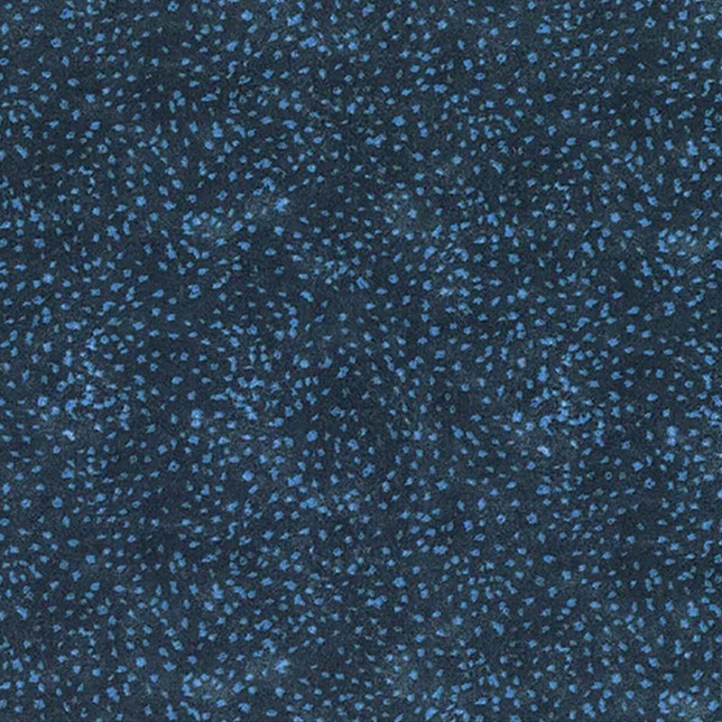 Autumn Sun Collection Dot Texture Cotton Fabric 32090 Navy