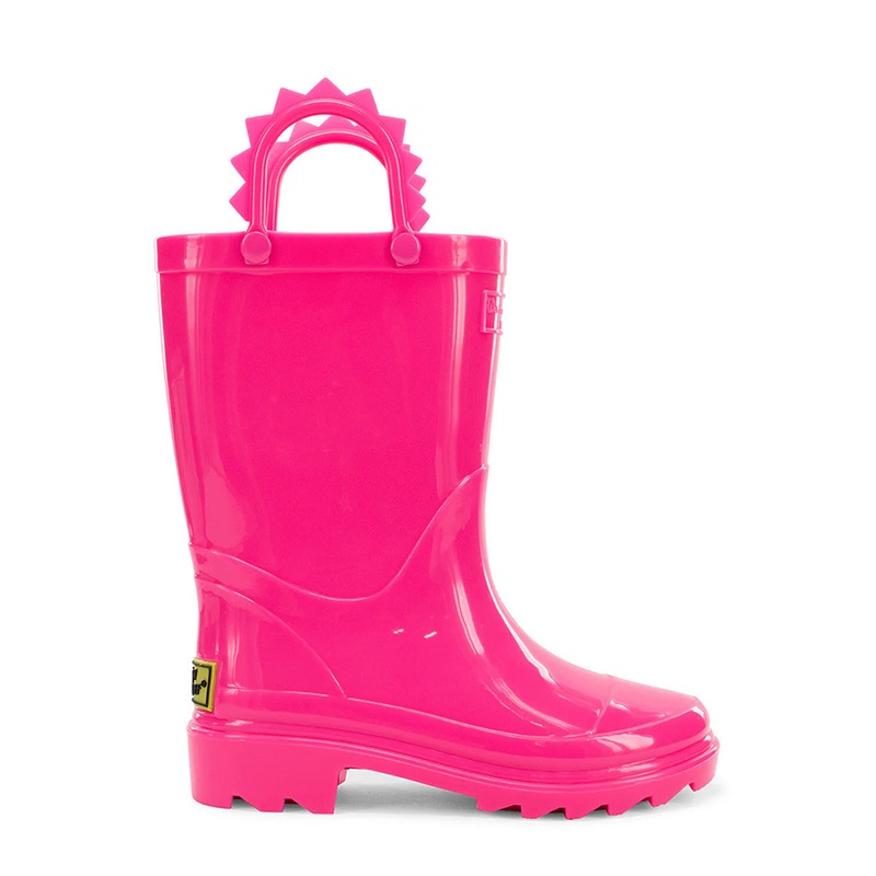 Girl’s Neon Pink Rain Boots 24129235P Toddler’s 5