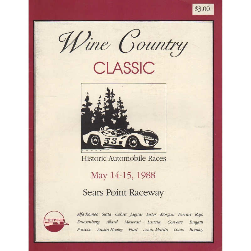 Wine Contry Classic – Sonoma 1988