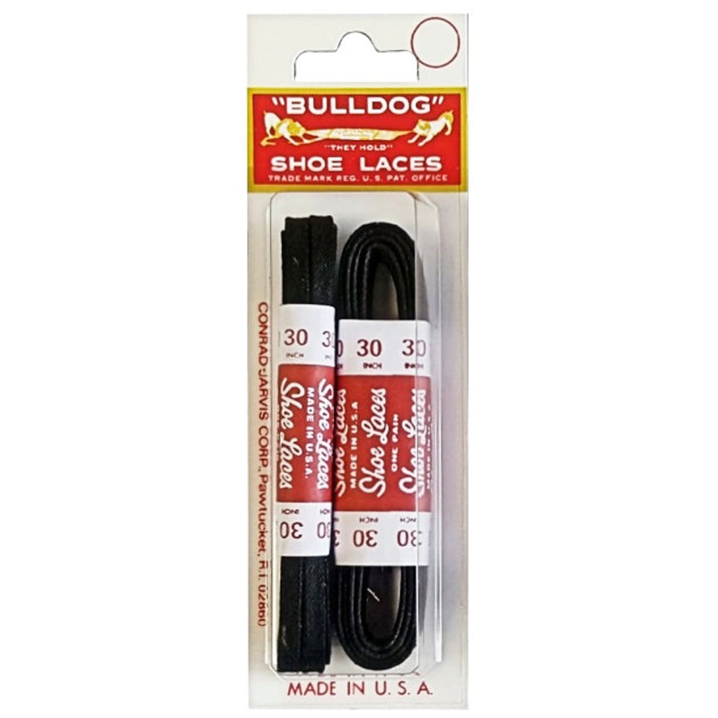 Flat Waxed Dress Shoe Laces 4471 Black 27