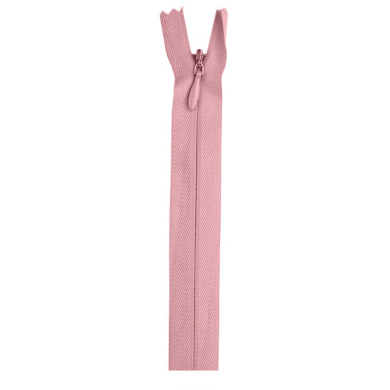 7-9 inch Invisible Zipper F84-9 Light Pink