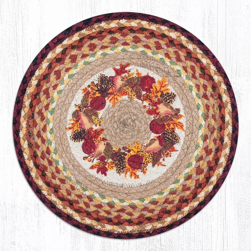 Autumn Braided Jute Chair Pad CH
