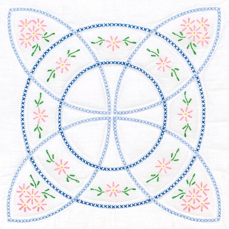 Vintage Design 18-Inch Quilt Blocks 732-736