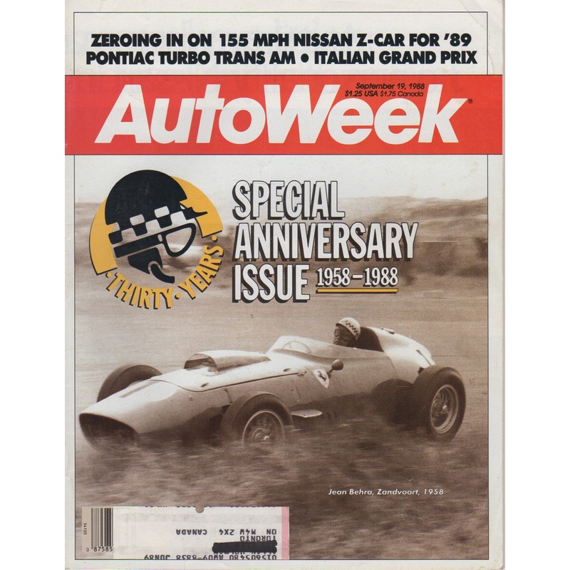 AutoWeek Magazine 1988/09/19