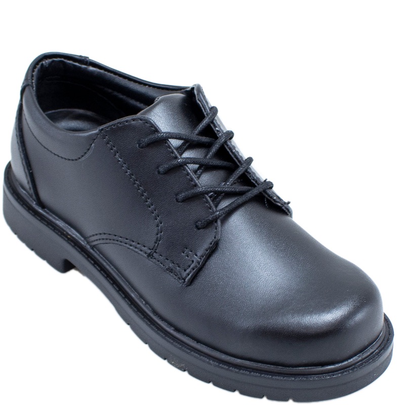 Boys’ Scholar Black Leather Dress Shoes Children’s 12.5 Medium