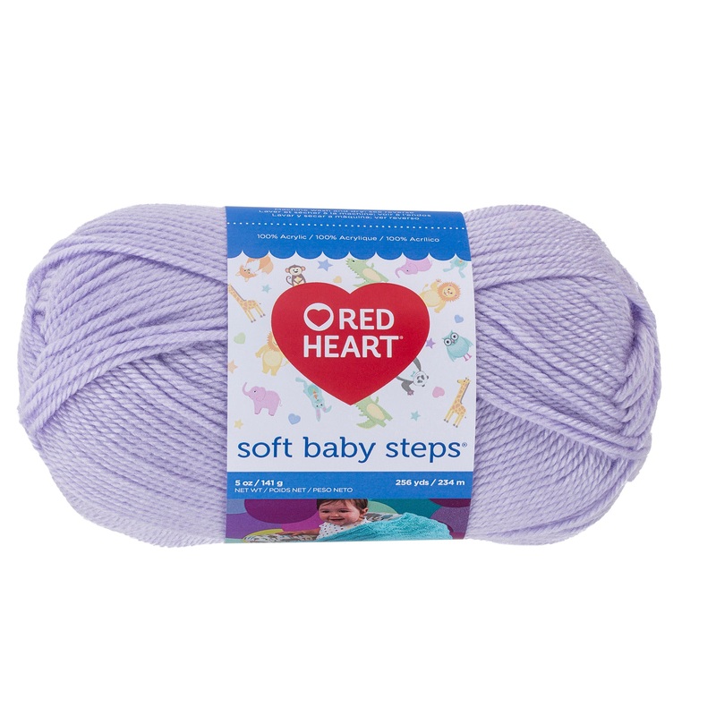 Soft Baby Steps Yarn Solid Colors E746 5 oz Lavender