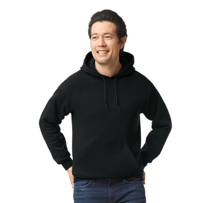 Adult Heavy Blend Pullover Hooded Sweatshirt G18500 Black Small