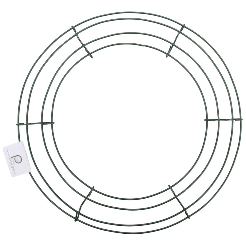 Wire Wreath Frame for Flowers 18-inch 36006