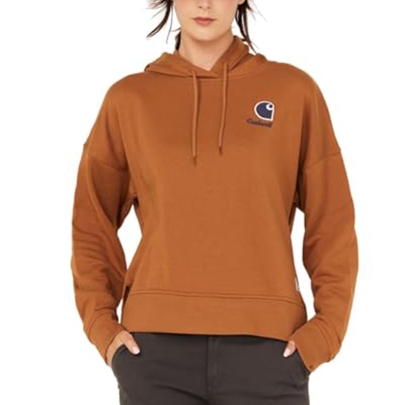 Women’s Tencel Fiber Series Loose-Fit Graphic Hoodie 106479
